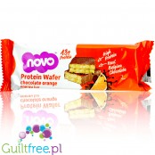 Novo Foods Wafer Chocolate Orange - wafelek proteinowy, Czekolada & Pomarańcza