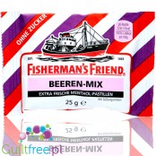 Fisherman's Friends Beeren-Mix - jagodowo-mentolowe pastylki bez cukru