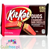 Kit Kat Duos Strawberry & Dark Chocolate King Size (CHEAT MEAL) - mleczna czekolada & truskawki