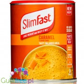 Slimfast Shake Powder Caramel balanced meal shake with vitamins and minerals