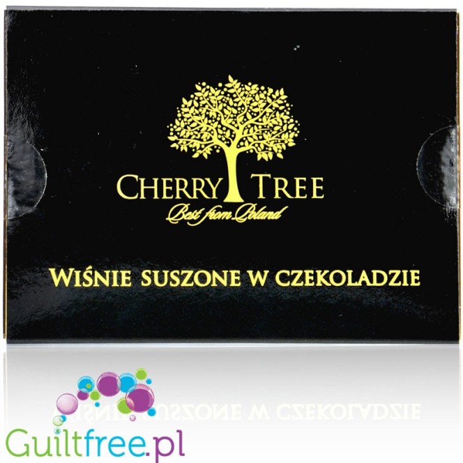 Cherry Tree Cherries in sugar free Belgian dark chocolate