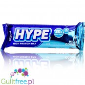 HYPE Bar Milk & Cookies - niskocukrowy baton z mlecznej czekolady (a la Milky Way bez cukru)