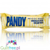 Pandy Protein Chocolate Creamy Milk - piankowy baton białkowy 12g białka & 135kcal