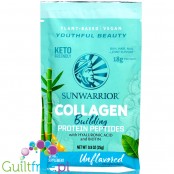Sunwarrior Collagen Building Peptides, Natural - wegańska odżywka białkowa stymulująca wytwarzanie kolagenu