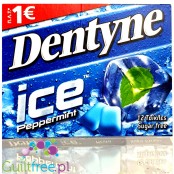 Dentyne Ice Peppermint Sugar Free chewing gum