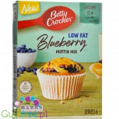 Betty Crocker Low Fat Blueberry Muffin Mix - mieszanka do niskotłuszczowych babeczek z jagodami
