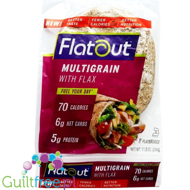 Flatout Multigrain flax original flatbread 70kcal
