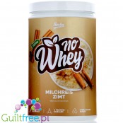Rocka Nutrition NO WHEY Milchreis Zimt - wegańska odżywka białkowa bez soi, 4 źródła białka, smak Ryż na Mleku