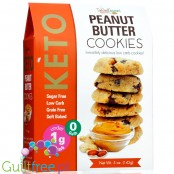 TooGoodGourmet Keto Cookies, Peanut Butter grain & sugar free, 1g net carb