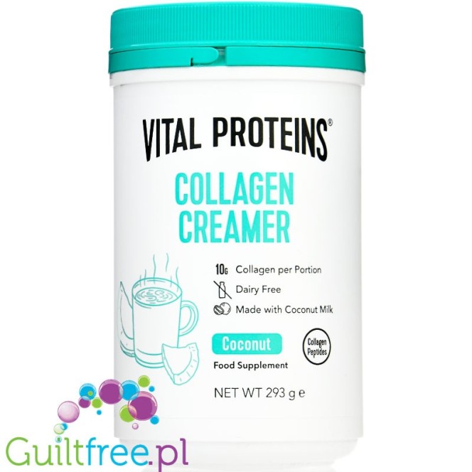 Vital Proteins Collagen Creamer, Coconut - keto zabielacz kolagenowy z MCT, bez cukru i słodzików
