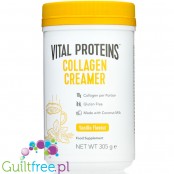 Vital Proteins Collagen Creamer, Vanilla - keto zabielacz kolagenowy z MCT, bez cukru i słodzików