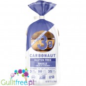 Carbonaut Low Carb Gluten Free Bagels, Lemon Blueberry - keto bajgle bezglutenowe, 3g węglowodanów