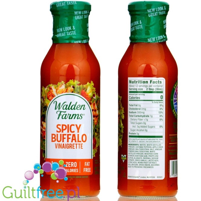 Walden Farms Vinaigrette, Spicy Buffalo US version no sucralose