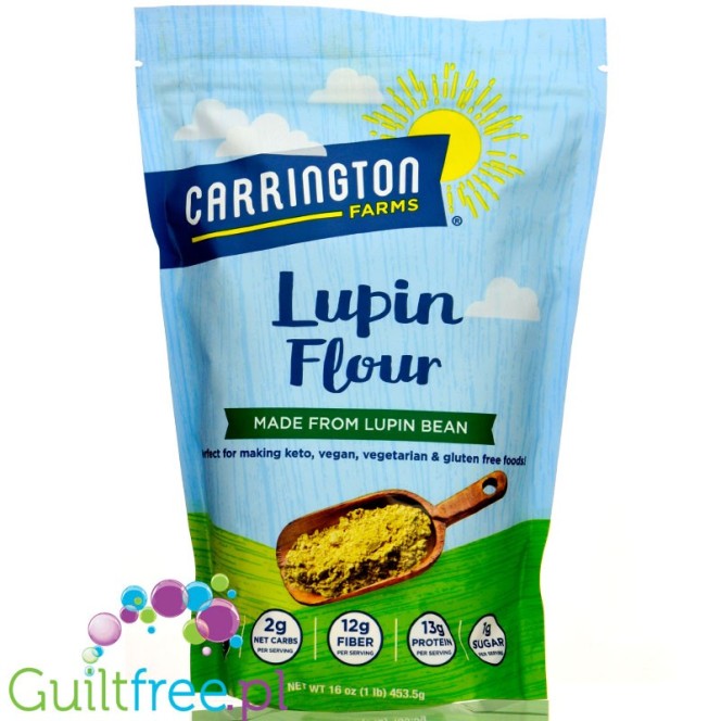 Carrington Farms Lupin Flour - highly defatted Australian lupin flour 6% carbs