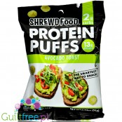 Shrewd Food Savory Protein Puffs, Avocado Toast - chrupki z izolatem białka, 13g białka