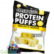 Shrewd Food Savory Protein Puffs, Aged White Cheddar - chrupki z izolatem białka, 13g białka