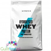 MyProtein Hydrolysed Whey Protein Pre-Digested 1kg naturalny hydrolizat białka bez aromatów i słodzików