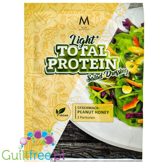 More Nutrition Light Protein Salad Dressing Peanut Honey - wegański fix do proteinowego dressingu 30% mniej tłuszczu