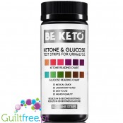 BeKeto Ketone Glucose Test Strips 100szt