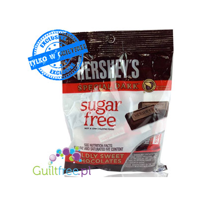 Hershey's Sugar free dark chocolates 