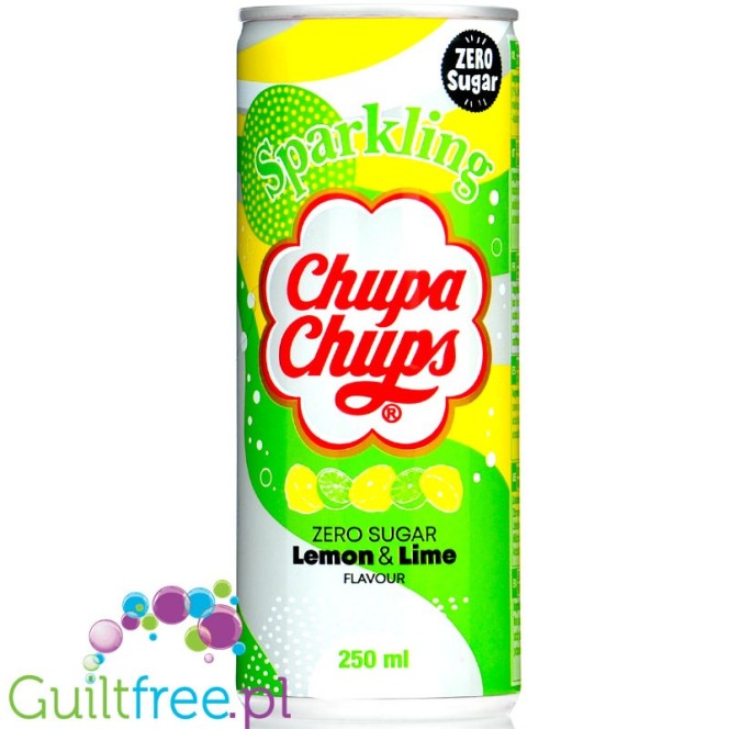 Chupa Chups Zero Lemon Lime - napój gazowany bez cukru i kcal