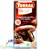 Torras Dark 72% - ciemna czekolada bez cukru, 72% kakao