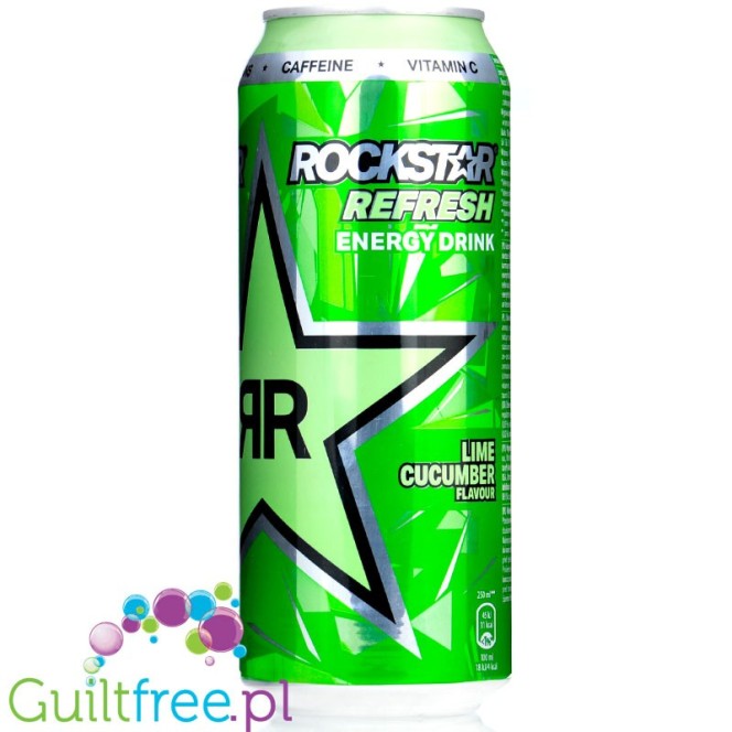 Rockstar Energy Drink Refresh Lime Cucumber zero calorie energy drink