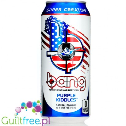 Bang Purple Kiddles USA - energetyk 300mg kofeiny, bez cukru z EAA i Supercreatine