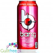 Bang Delish Strawberry Kiss USA - energetyk 300mg kofeiny, bez cukru z EAA i Supercreatine