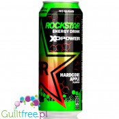 Rockstar XD Power Hardcore Apple 155mg kofeiny - napój energetyczny bez cukru 2kcal