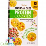 TooGoodGourmet Birthday Cake Protein Cookies - wegańskie ciasteczka proteinowe