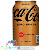 Coca Cola Vanilla Zero Sugar - waniliowa cola bez cukru, wersja UE