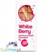 Legal Cakes White Berry - biała czekolada proteinowa z malinami, słodzona tylko erytrolem
