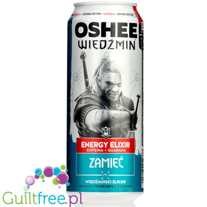Oshee The Witcher Blizzard, Witcher Potion Strawberry & Lime - energy drink, limited edition 500ml