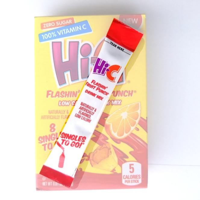 Hi-C Flashin’ Fruit Punch Singles To Go sachet for 0.6L - zero sugar