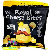 Royal Cheese Bites King Cheddar, No Carb, High Protein, Gluten Free, Vegetarian, Keto