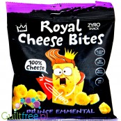 Royal Cheese Bites Prince Emmental Snack, No Carb, High Protein, Gluten Free, Vegetarian, Keto