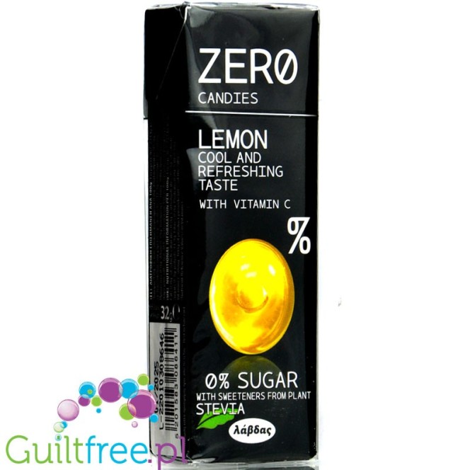 Zero Candies Cool Lemon - sugar-free lemon candies with stevia