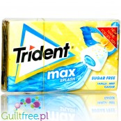 Trident Max Splash Vanilla Mint sugar free chewing gum