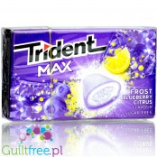 Trident Max Frost Blueberry Citrus sugar free chewing gum