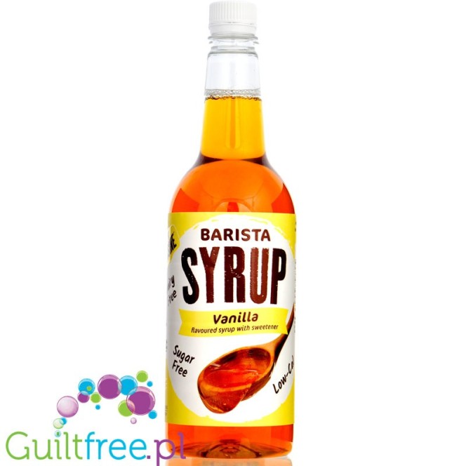 Applied Fit Cuisine Barista Coffee Syrup Vanilla 1L - waniliowy syrop zero kalorii do kawy, bez cukru