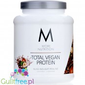 More Nutrition Total Vegan Protein Nuss-Nougat Praliné - wegańska odżywka na białku grochu, dyni i słonecznikowym
