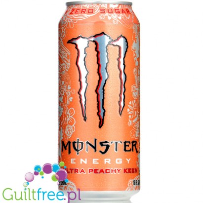Monster Energy Ultra Peachy Keen - brzoskwiniowy Monster bez cukru 10kcal ver. USA