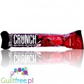 Warrior Crunch Raspberry Dark Chocolate - baton 20g białka, smak Malina & Ciemna Czekolada