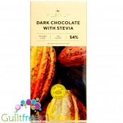 Millennium Dark Chocolate Stevia 54% - gorzka czekolada bez cukru ze stewią