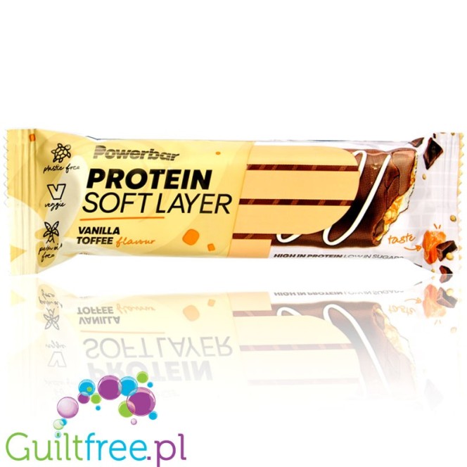 Powerbar Protein Soft Layer Bar Vanillla Toffee - trójwarstwowy baton białkowy 136kcal
