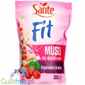Sante Fit Musli Strawberry & Black Cherry, no sugar added