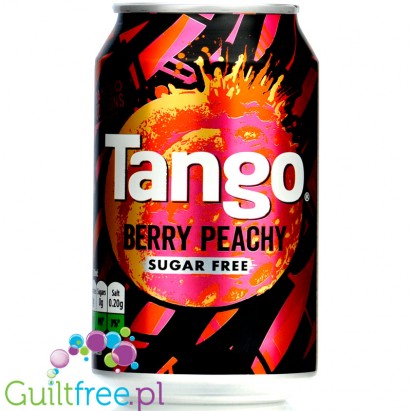 Tango Sugar Free Berry Peach - napój zero kcal bez cukru
