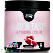 ESN Flav'N'Tasty Cherry Yoghurt 250g - słodzony aromat w proszku, Jogurt Wiśniowy