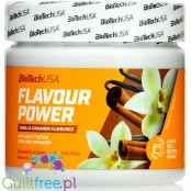 BioTech USA Flavour Power Vanilla-Cinnamon 160g - wegański aromat w proszku, Wanilia-Cynamon